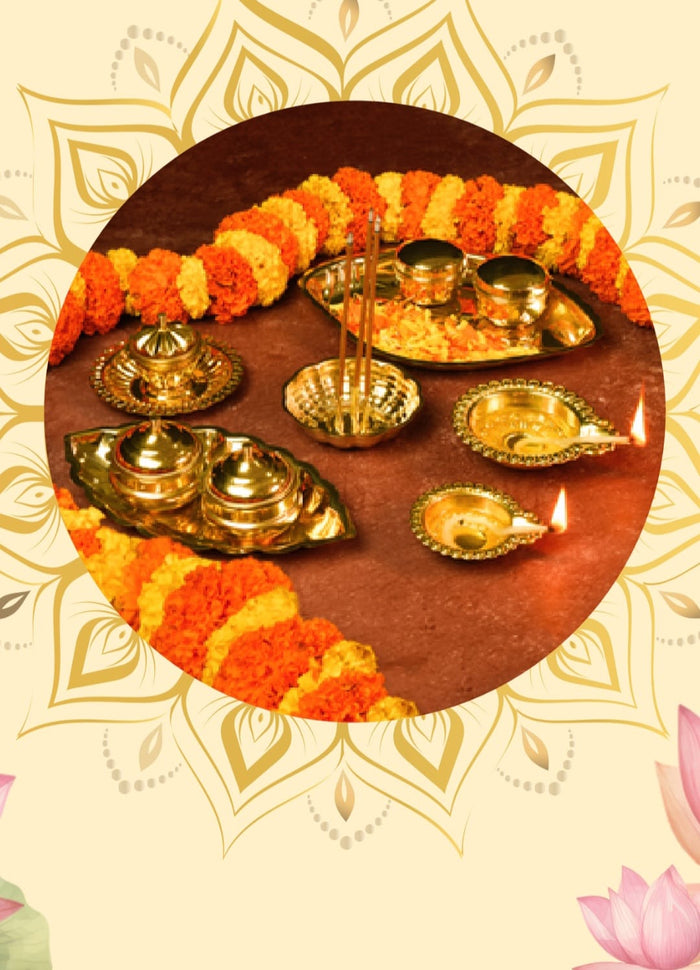 Brass Laxmi Deepam